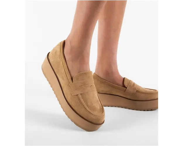 Pantofi casual dama Weser Khaki