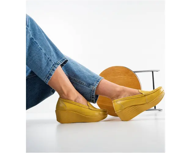 Pantofi Casual Ely Galbeni