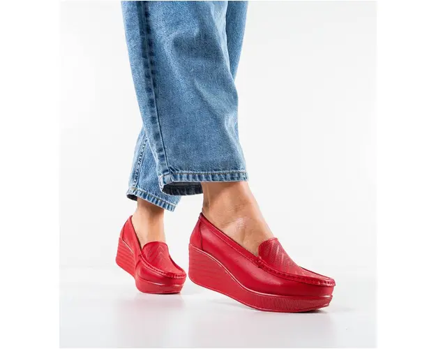 Pantofi Casual Ely Rosii