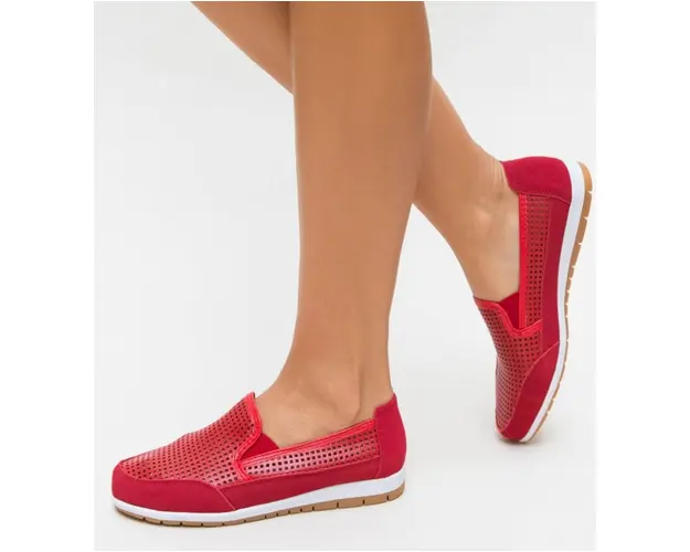 Pantofi Casual Embo Rosii