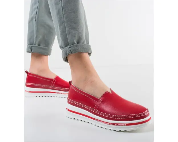 Pantofi Casual Fabien Rosii