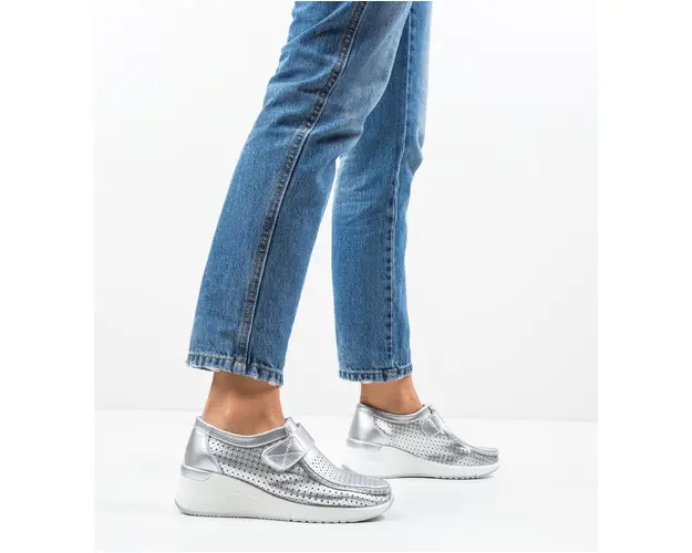 Pantofi Casual Farza Argintii