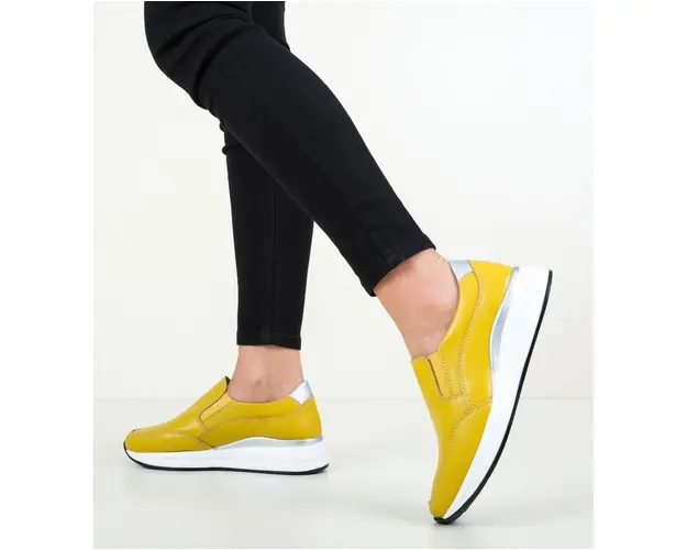 Pantofi Casual Gemma Galbeni