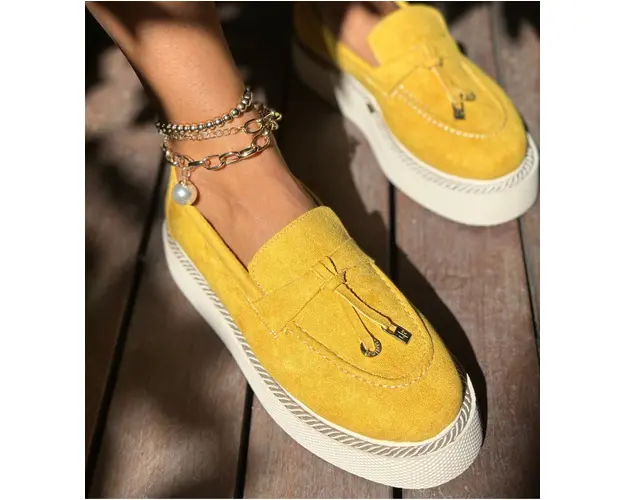 Pantofi Casual Golea Galbeni