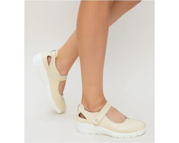 Pantofi Casual Hiso Bej