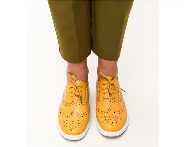 Pantofi Casual Indigo Galbeni