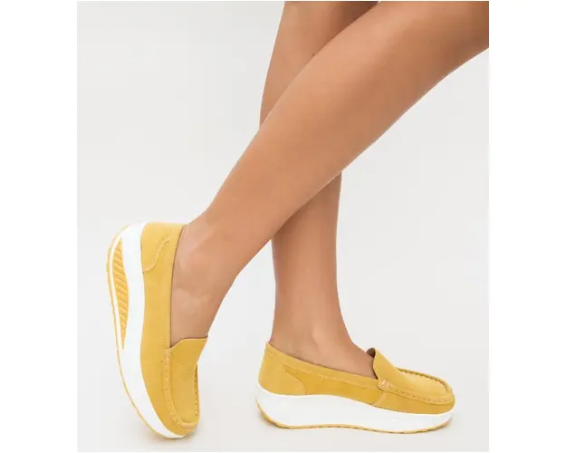 Pantofi Casual Isla Galbeni