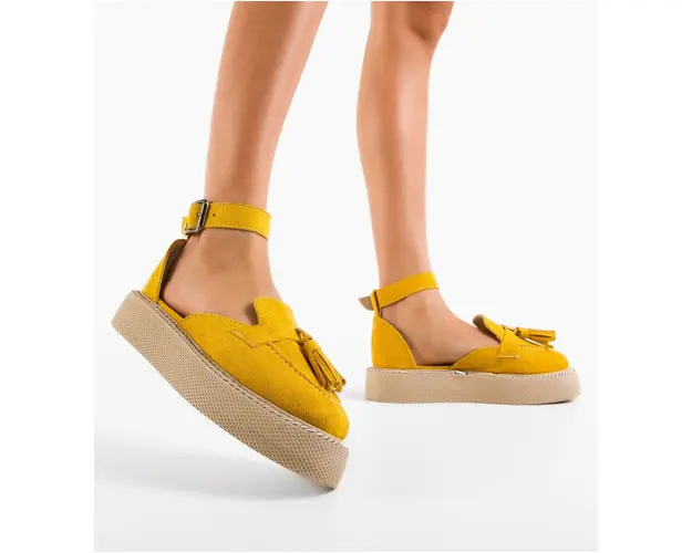 Pantofi Casual Kalin Galbeni