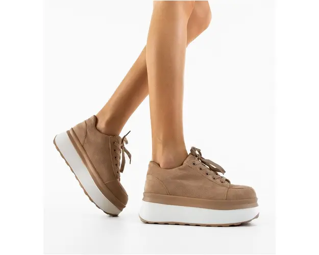 Pantofi Casual Kampus Nude