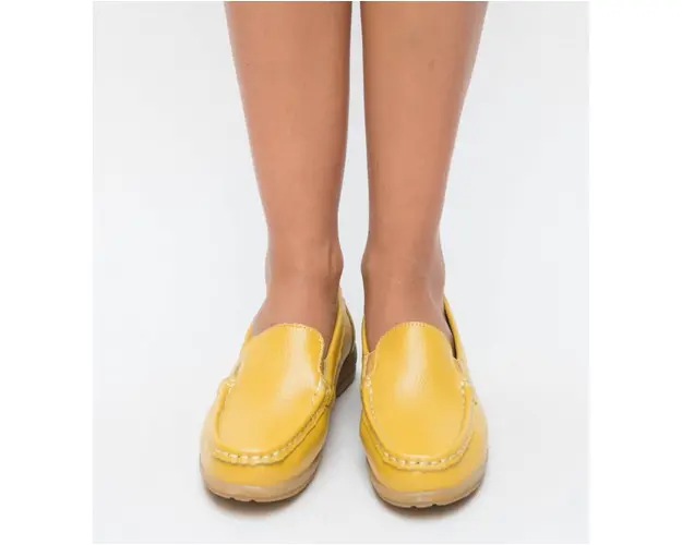Pantofi Casual Kives Galbeni