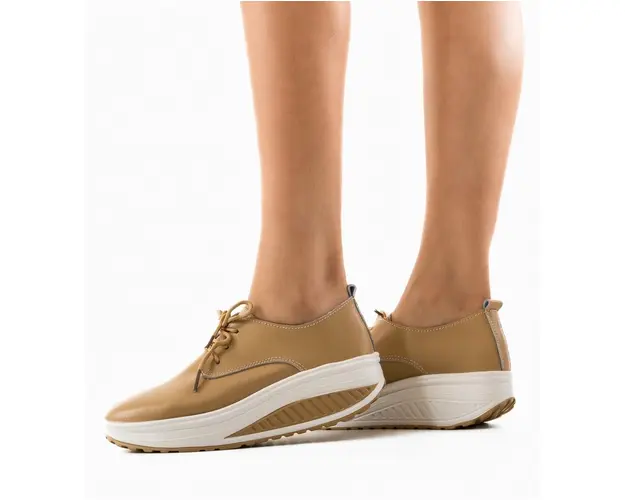 Pantofi Casual Kleak Bej