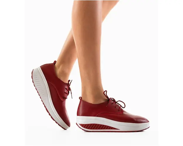 Pantofi Casual Kleak Rosii