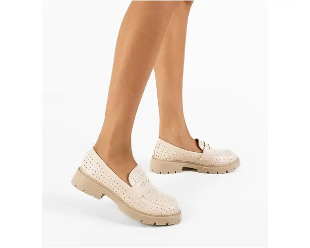 Pantofi Casual Krato Bej