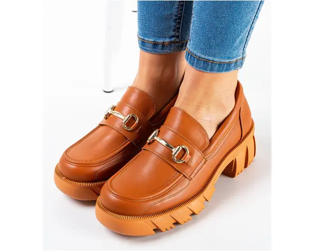 Pantofi casual Kylie Camel