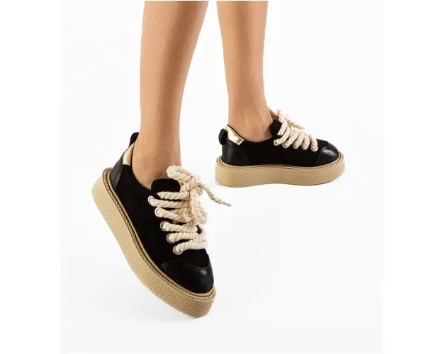 Pantofi Casual Lamesytt Negri