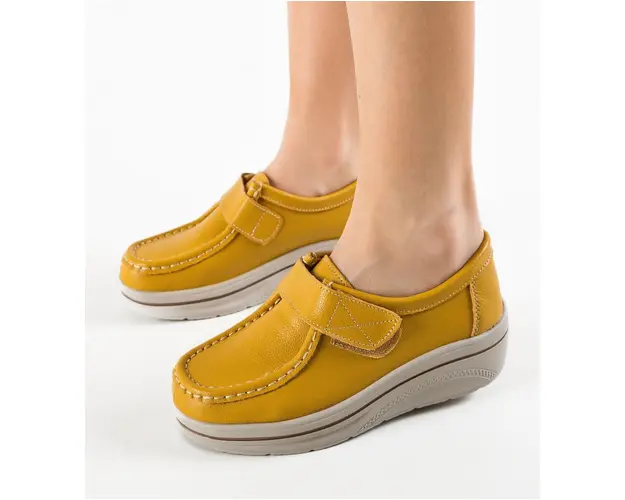 Pantofi Casual Liandrin Galbeni