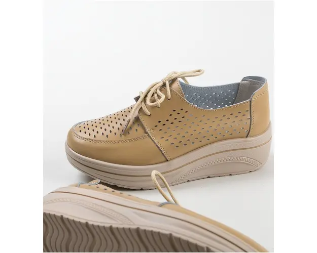 Pantofi Casual Litiani Bej