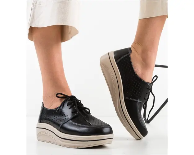 Pantofi Casual Litiani Negri