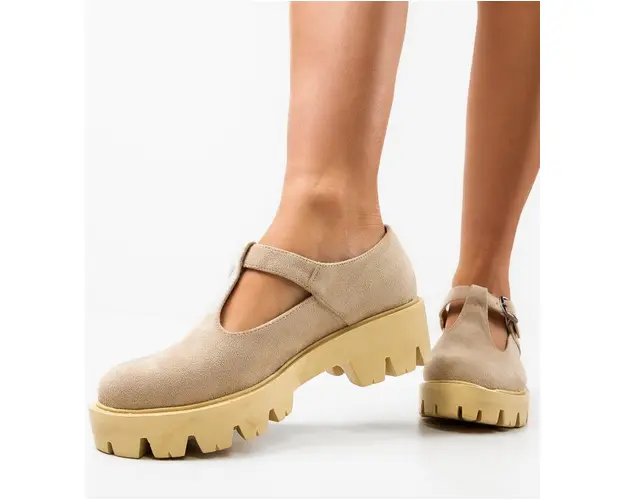 Pantofi Casual Lybon Bej