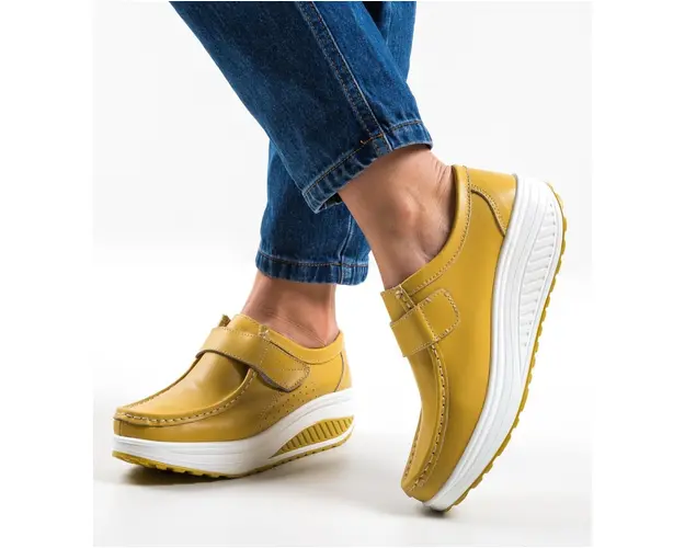 Pantofi Casual Marko Galbeni