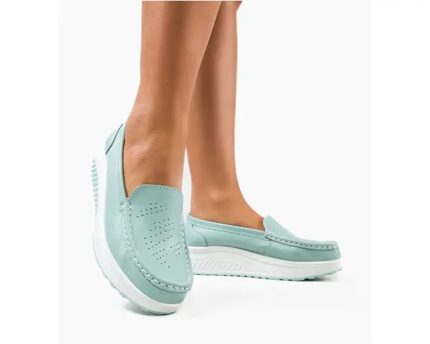 Pantofi Casual Musta Turcoaz