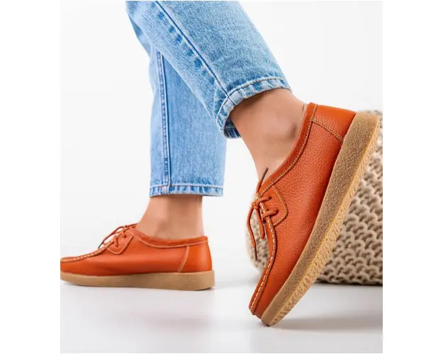 Pantofi Casual Niko Portocalii