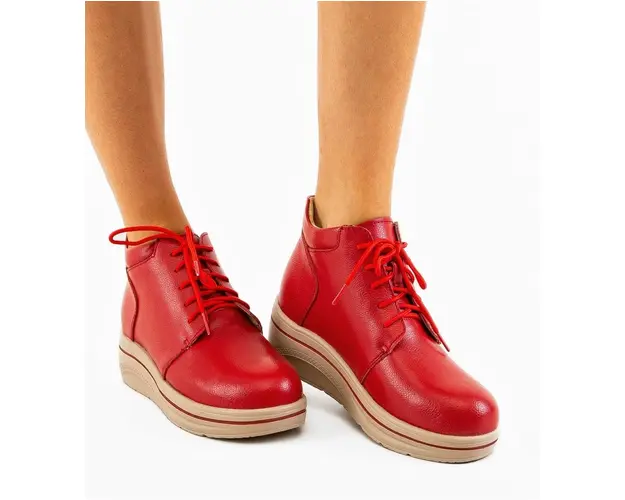 Pantofi Casual Palerma Rosii