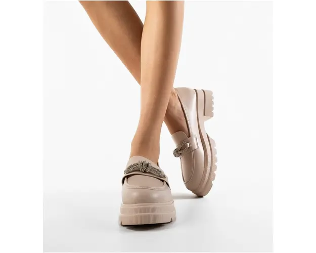 Pantofi Casual Pope Bej