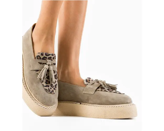 Pantofi Casual Pryha Gri