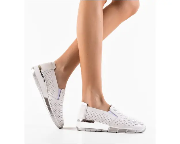 Pantofi Casual Pufine Albi