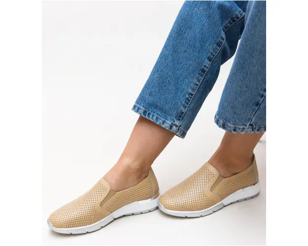 Pantofi Casual Pufine Bej