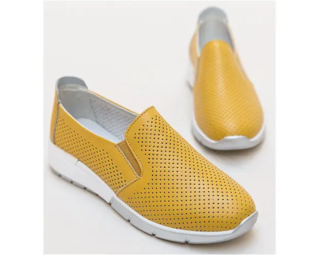 Pantofi Casual Pufine Galbeni