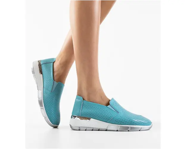 Pantofi Casual Pufine Turcoaz