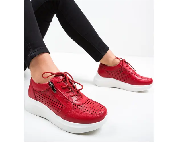 Pantofi Casual Revedo Rosii