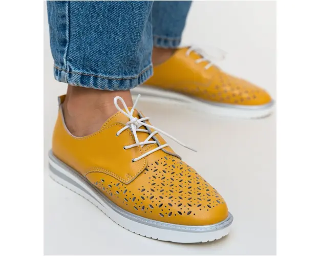 Pantofi Casual Rofrel Galbeni
