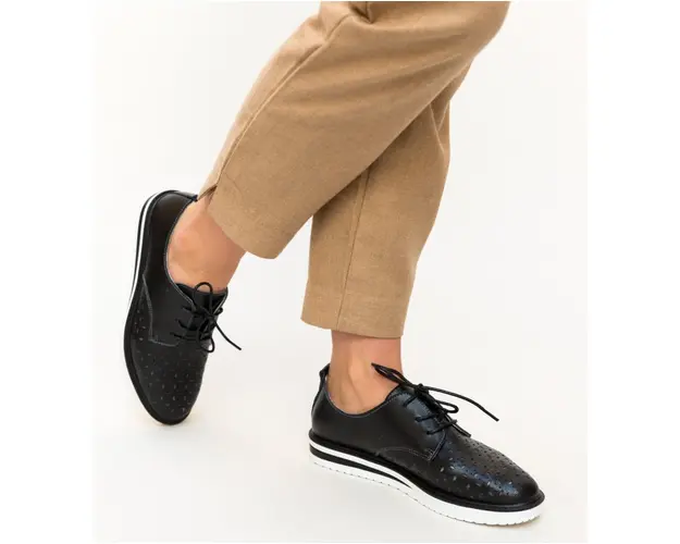 Pantofi Casual Rofrel Negri