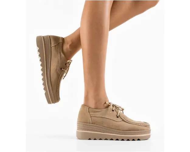 Pantofi Casual Sagrio Bej