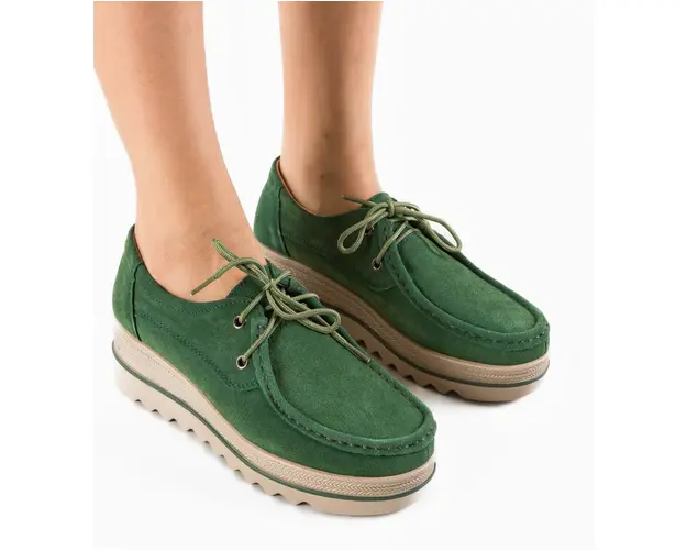 Pantofi Casual Sagrio Verzi