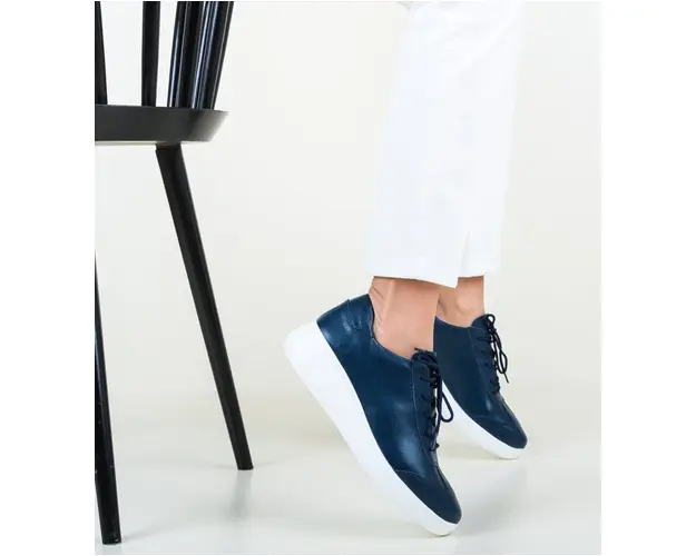 Pantofi Casual Sash Bleumarin