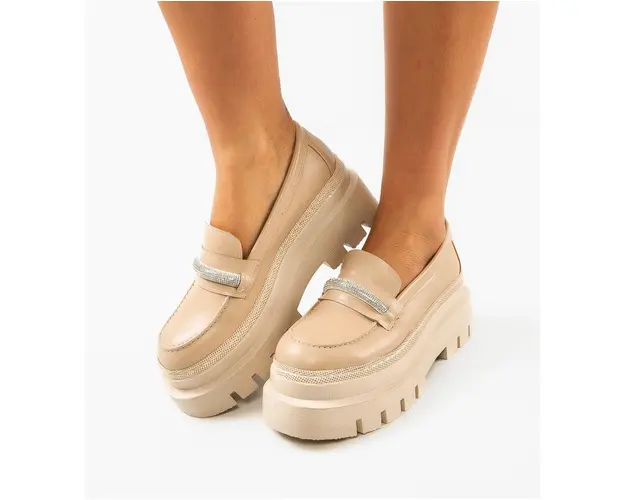 Pantofi Casual Skenara Bej