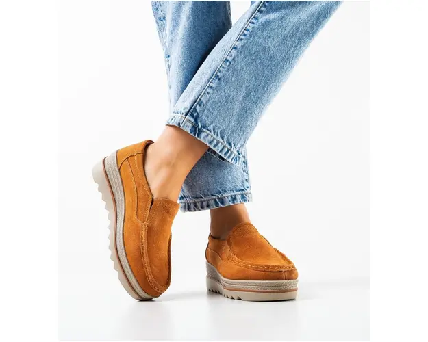 Pantofi Casual Smirno Camel