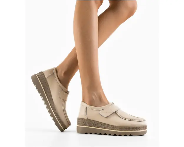 Pantofi Casual Straif Bej 2