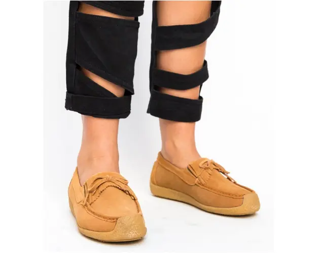 Pantofi Casual Termeio Camel