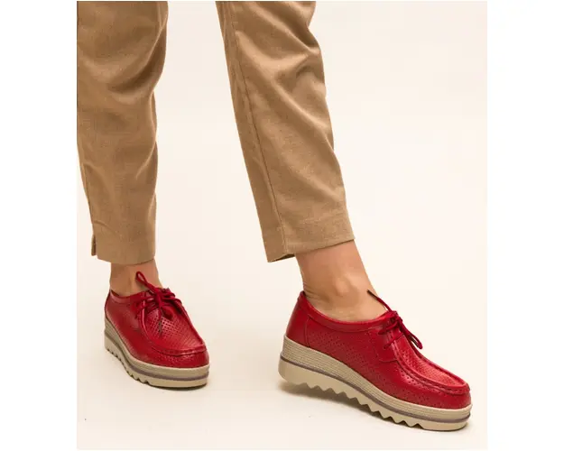 Pantofi Casual Torino Rosii