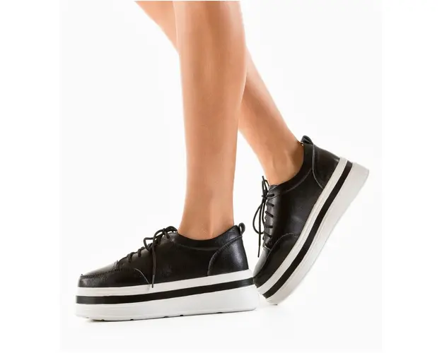 Pantofi Casual Varlas Negri