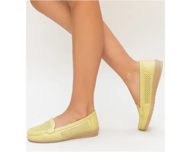 Pantofi Casual Zmogo Galbeni