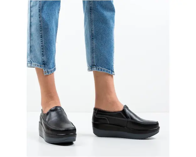 Pantofi Casul Freeman Negri