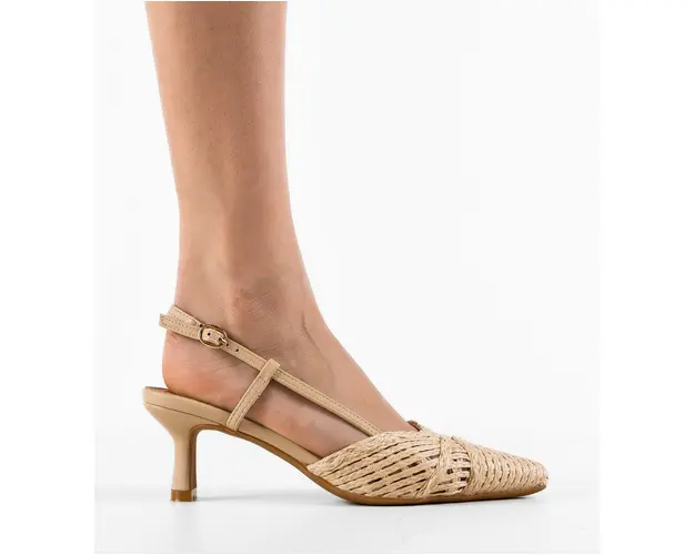 Pantofi cu toc Alexandrit Bej