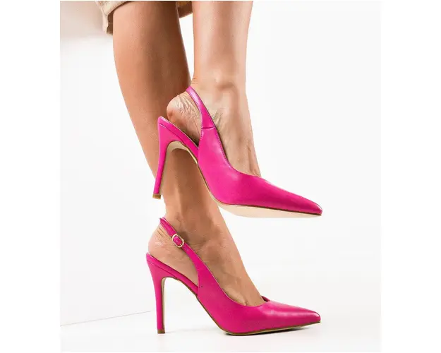 Pantofi cu toc Amani Fuchsia