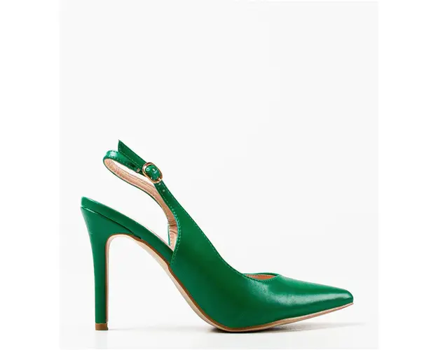Pantofi cu toc Amani Verzi